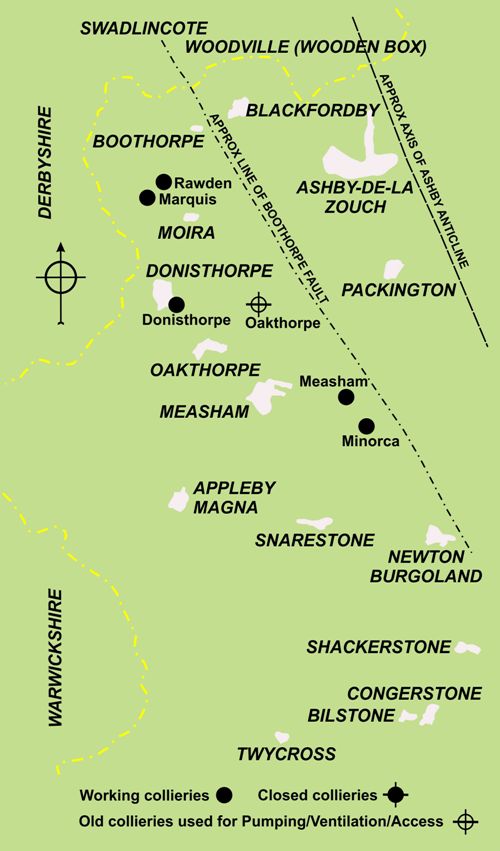 Fig 2 Collieries in the Western Basin