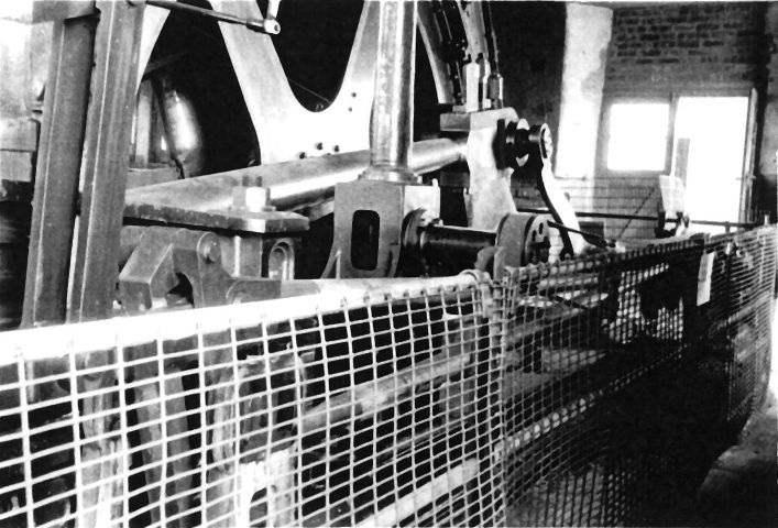 Bickershaw No.1 Pit - Winding engine as rebuilt with piston valves and independent drop cut-off valves Copyright © NMRS Records: G. Hayes Collection