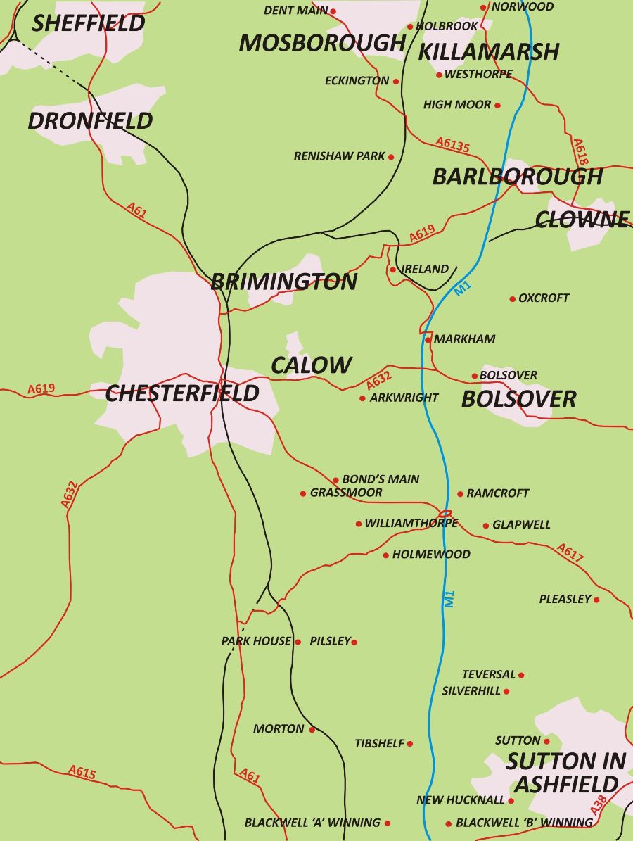 Derbyshire Coalfield Chesterfield Area Northern Mine Research Society