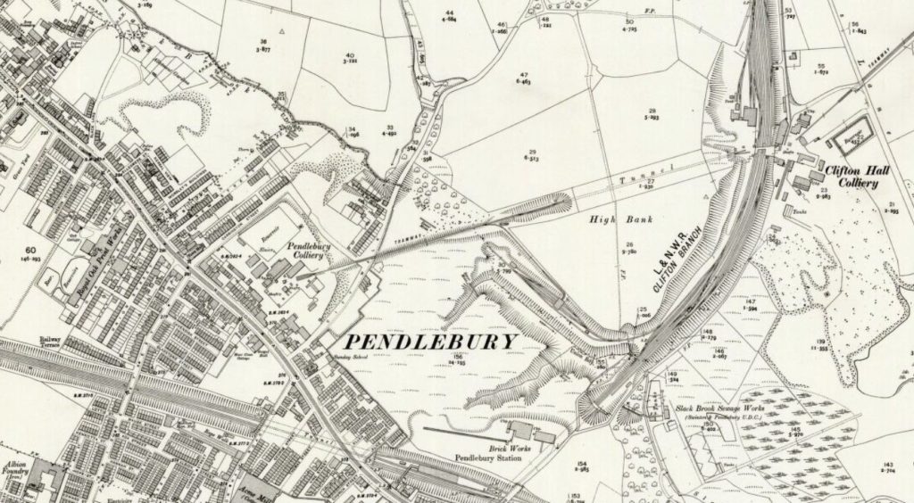 Map of Pendlebury Colliery