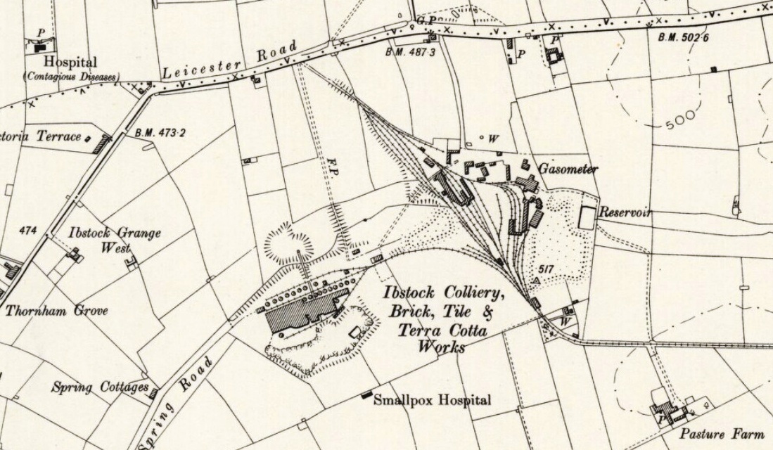 ibstock colliery map