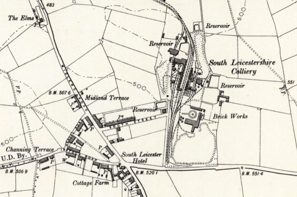 south leicester colliery map